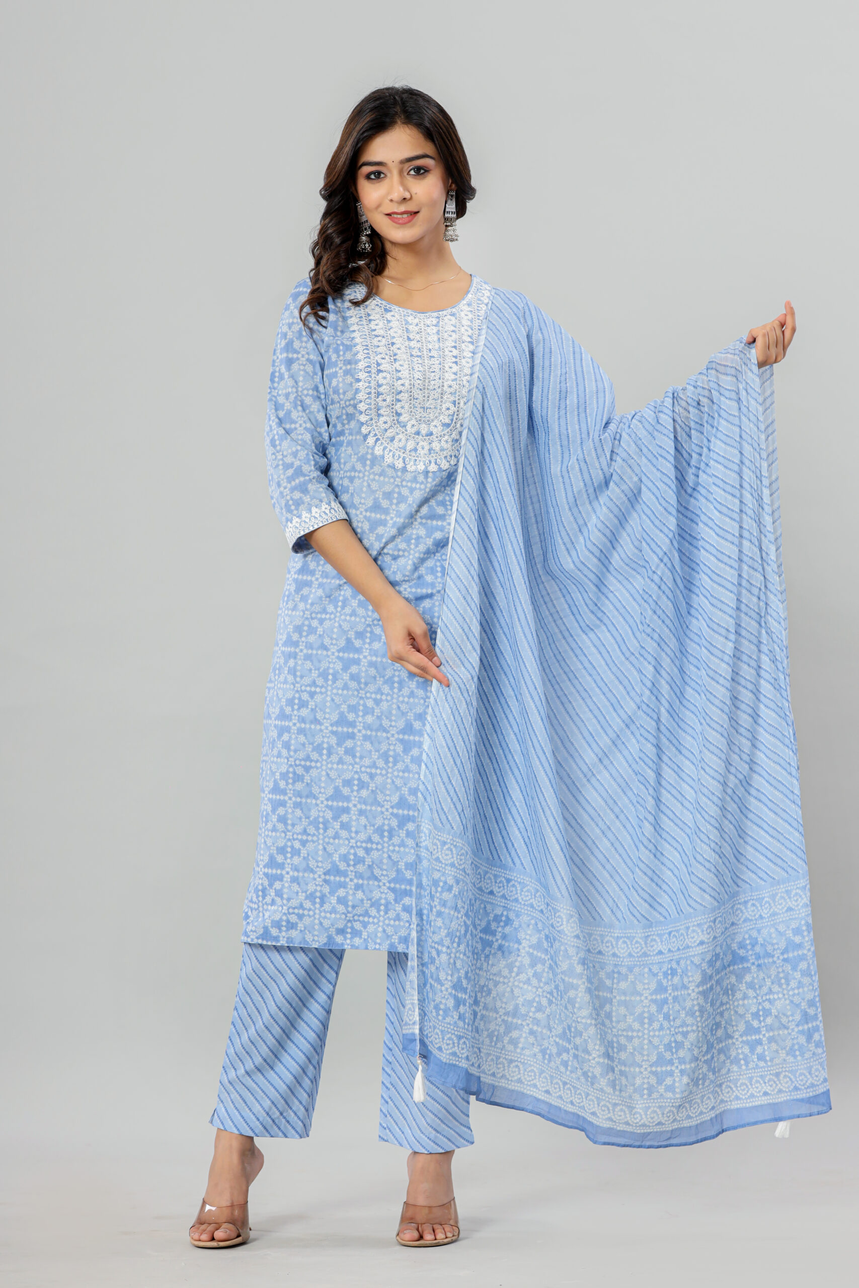 Kurta Pant Dupatta Set